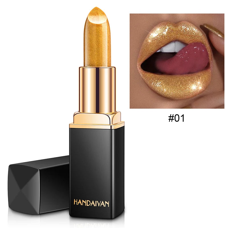 Moisturizing Pearl Lipstick, 9 Colors