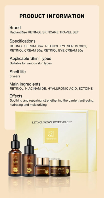 Skin care set with lactobionic acid