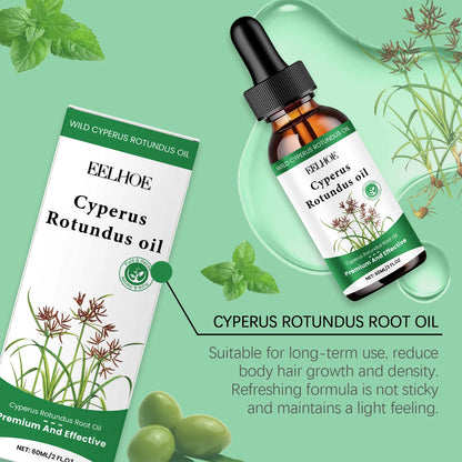 Gentle oil that reduces body hair growth
