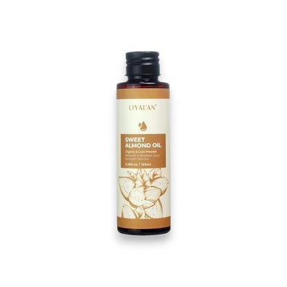 Sweet almond oil for body care and massage