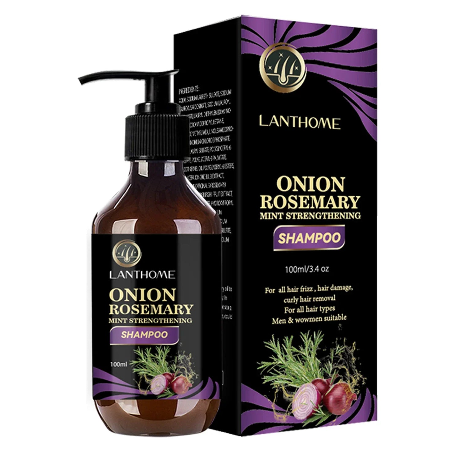 Onion and rosemary shampoo