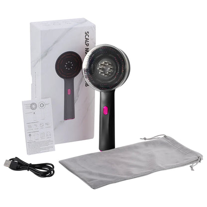 Electric vibrating massage comb