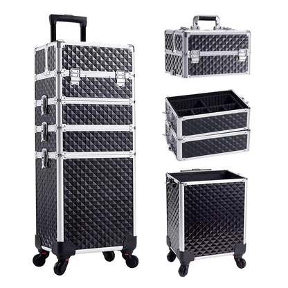 Detachable makeup trolley bag