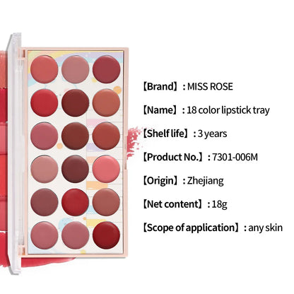 Coffret de rouges à lèvres mats