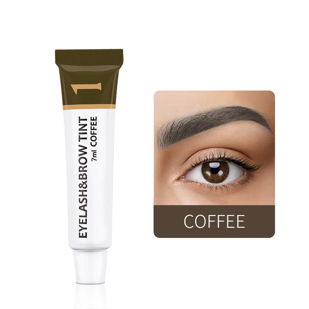 Eyelash and eyebrow tinting kit
