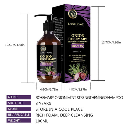 Onion and rosemary shampoo
