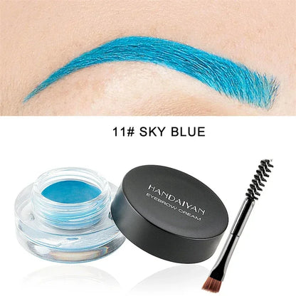 Gel teinté doux pour sourcils avec pinceau à sourcils