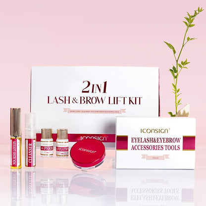 Professional 2-in-1 Eyelash and Brow Lift Kit