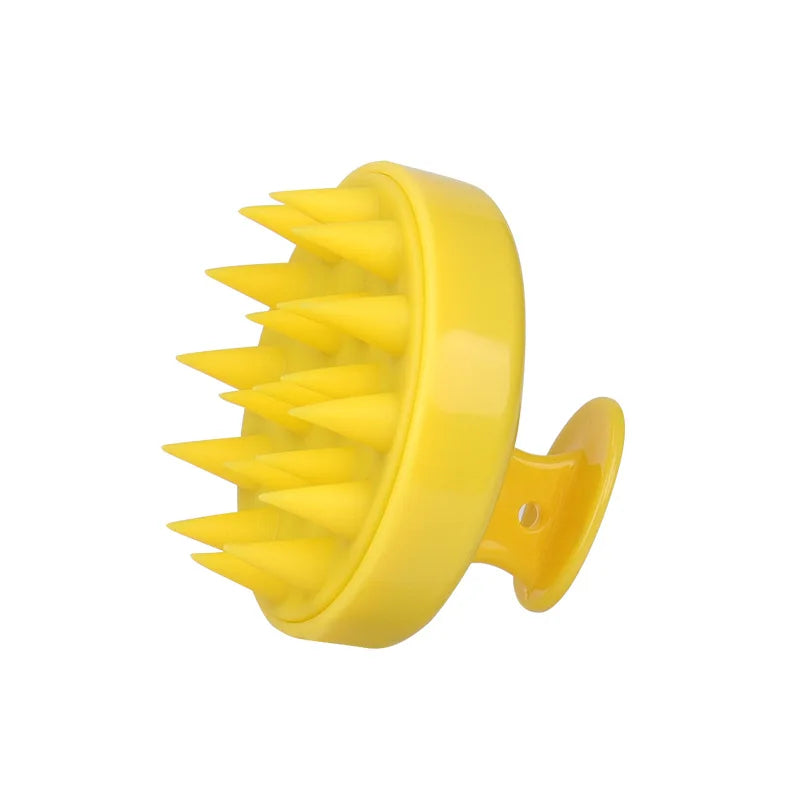 Silicone shampoo brush