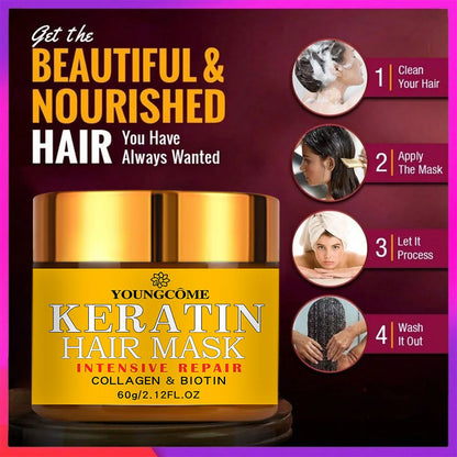 Nourishing hair conditioner for dry and damaged hair