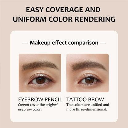 Eyebrow tinting gel, semi-permanent