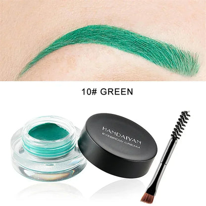 Gel teinté doux pour sourcils avec pinceau à sourcils