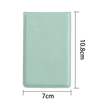 Small portable folding makeup mirror