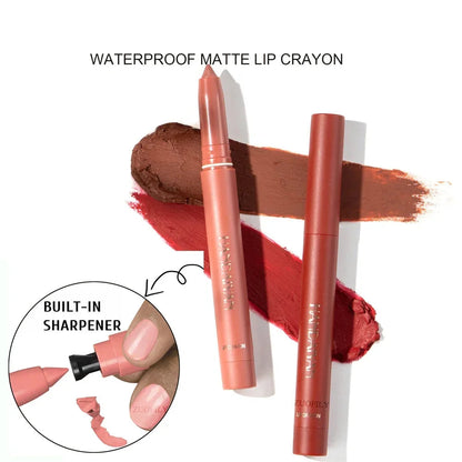 Velvet Matte Lipstick, 12 Colors