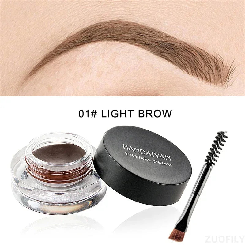 Gel teinté doux pour sourcils avec pinceau à sourcils