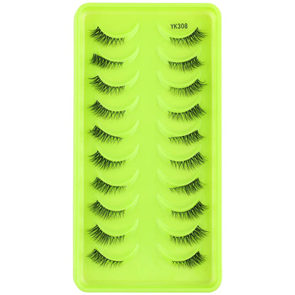pairs of half eyelashes