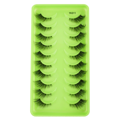 pairs of half eyelashes