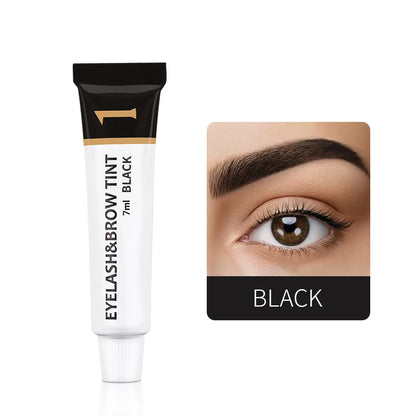 Eyelash and eyebrow tinting kit