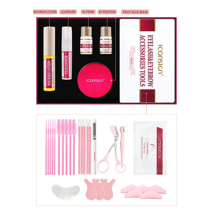 Professional 2-in-1 Eyelash and Brow Lift Kit