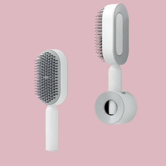 Brosse à cheveux autonettoyante