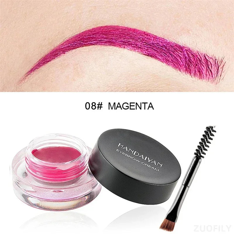 Gel teinté doux pour sourcils avec pinceau à sourcils