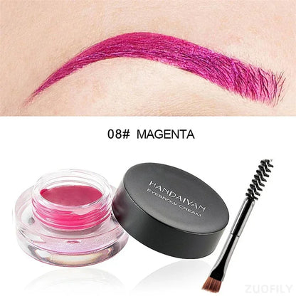 Gel teinté doux pour sourcils avec pinceau à sourcils
