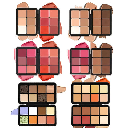 Multi-Color Cream Blush Palette