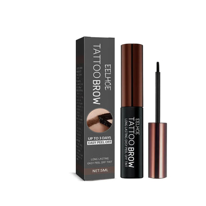 Eyebrow tinting gel, semi-permanent