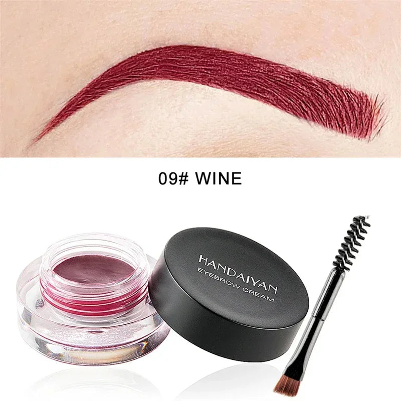Gel teinté doux pour sourcils avec pinceau à sourcils