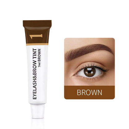 Eyelash and eyebrow tinting kit