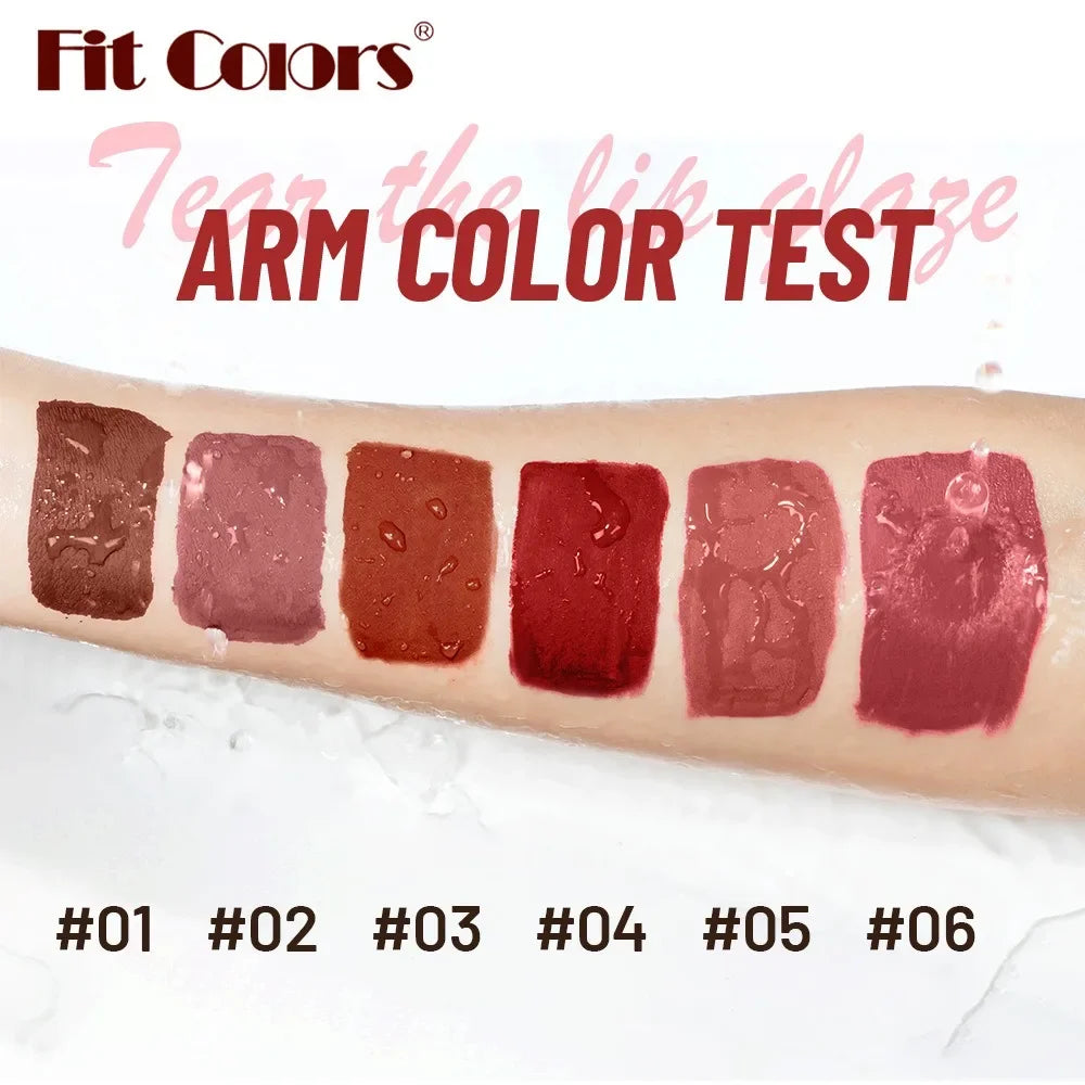 Waterproof Liquid Lipstick, 6 Colors