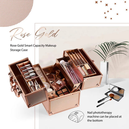 Portable travel makeup bag